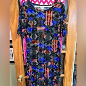LuLaRoe Julia Dress Womens size XL